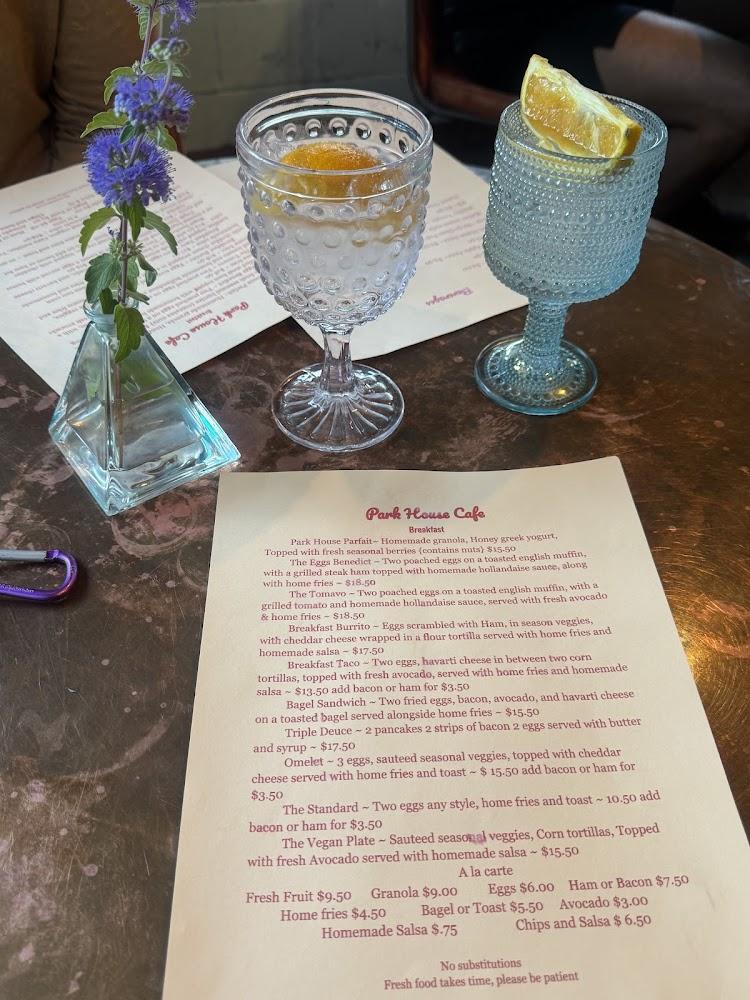 The Park House Menu image 4